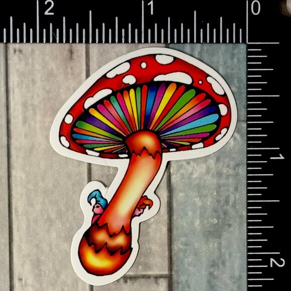 🌀10/$10🌀 Magic Mushroom Waterproof Sticker Decal - Picture 1 of 1